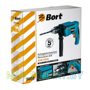 Ударная дрель Bort BSM-650U картинка 5